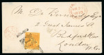 Stamp of Trinidad and Tobago » Trinidad Cancellations: Collection mounted on 8 pages of cancellations on the perf. Britannia issues
