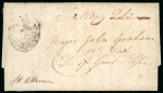Stamp of South Africa » Cape of Good Hope 1806 Second British Occupation incoming entire with crowned oval "POST OFFICE CAPE OF GOOD HOPE"