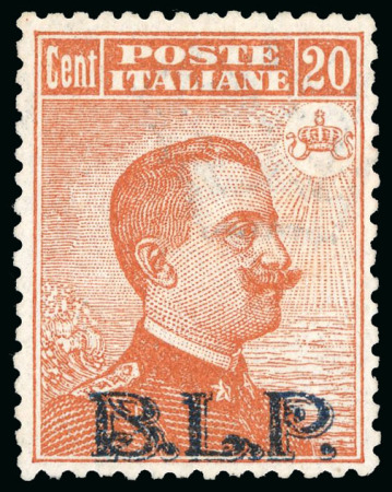 Stamp of Italy » B.L.P. 1922, 20c orange, type II overprint, mint never hinged