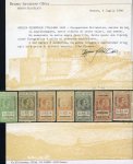 Stamp of Italy » Foreign Occupations of Italian Territories or Under Italian Sovereignty 1941, Overprinted fiscals, incomplete set of seven