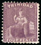 Stamp of Trinidad and Tobago » Trinidad 1861-80 mint and used collection, with Britannia issues