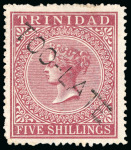 Stamp of Trinidad and Tobago » Trinidad 1851-98, Mixed lot of mostly cancel interest on loose stamps