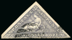 Stamp of South Africa » Cape of Good Hope 1855-63 6d slate-lilac with fine to large margins, used