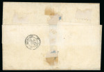 Stamp of Haiti 1881 (Sep 26) wrapper to France with 1881 7c and 3c tied by Port -au-Prince double circle