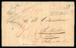 Stamp of Argentina » Postal History 1847 (Jan 20) letter datelined in Buenos Aires, perhaps sent undercover and re-datelined in Altona where it was put in the post
