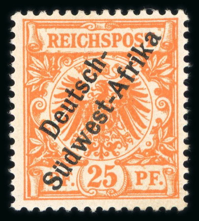 Stamp of Germany » German Colonies » German South-West Africa 1897 25pf and 50pf mint h.r.