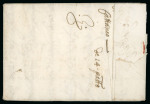 Stamp of Belgium » Belgique. Histoire Postale 1670 (Mar 1) entire from Antwerp to Genova