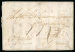 Stamp of Belgium » Belgique. Histoire Postale 1670 (Mar 1) entire from Antwerp to Genova
