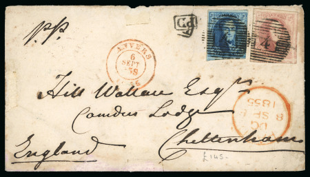 Stamp of Large Lots and Collections Belgium: 1815-1940s, group of 103 covers covers/cards from a dealer's stock