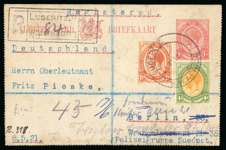 Stamp of Large Lots and Collections South West Africa: 1924-40s, group of ca.160 covers from a dealer's stock