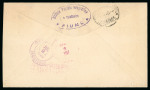 Stamp of Large Lots and Collections Italy - Fiume: 1901-20s, group of 8 covers/cards from a dealer's stock
