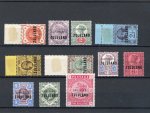Stamp of South Africa » Zululand 1888-93 1/2d to 5s set of 11 with "CANCELLED" overprint,