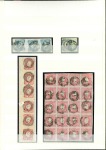 Stamp of Large Lots and Collections Portugal - Cancellations: First Reform period cancellation study arranged in a thick stockbook with numerals from 2-129