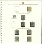 Stamp of Large Lots and Collections Portugal: 1880-81 Luis I issue balance collection on 8 pages