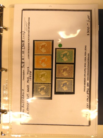 Stamp of Australia » Collections Australia: 1913-2007 dealer's stock in counter book with plenty of decent material