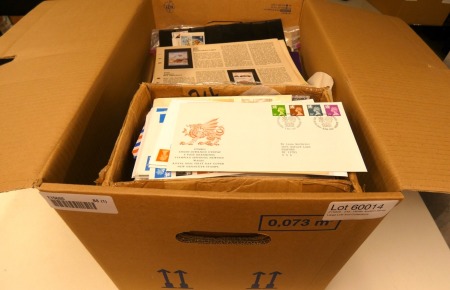 Stamp of Large Lots and Collections 1850s-1980s, Substantial and diverse accumulation in large box