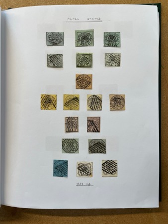 Stamp of Large Lots and Collections Vatican: 1852-2001 comprehensive collection in album with a range of Papal States