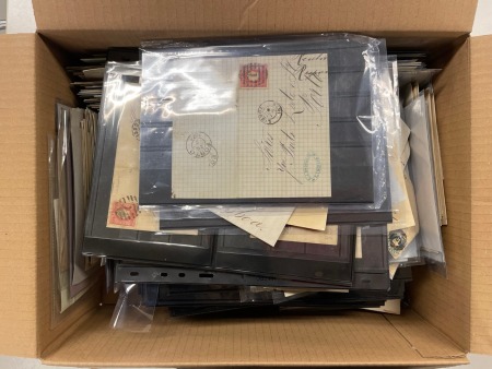 Stamp of Large Lots and Collections Portugal: 1856-1880s, accumulation of more than 500 covers