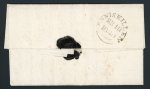 Stamp of Ireland » Pre-Stamp Postal History » Postal Reform Period 1840 Two folded covers both from Dublin to Enniskillen