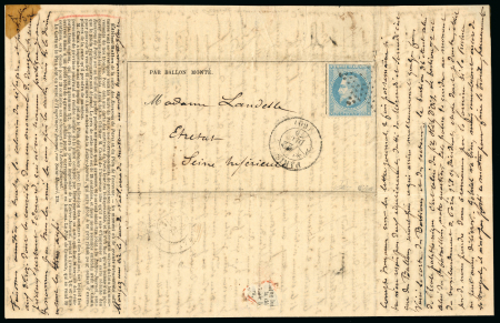 1870, Gazette des Absents n°18 avec supplément le plan