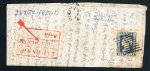 Stamp of India » Postal History in Hyderabad 1854 (Dec 23)/1856 (May 17) Two appealing letters from