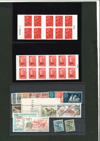 Stamp of Large Lots and Collections French Colonies - St.Pierre & Miquelon: 1892-1964 Small