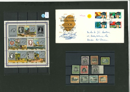 Stamp of New Zealand » Niue Niue: 1902-1993 Small mostly mint selection on album