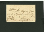Stamp of Portuguese Colonies » Angola 1839 (Nov 21) Entire from Luanda to Lisbon with ms notation 'Por especial favor do Sr. Capitao Joaquim Inacio Ribeiro'