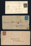Stamp of Trinidad and Tobago » Trinidad 1854, two covers and a front sent internally