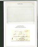Stamp of Jamaica 1783-1846, group of 9 covers all with straightline hs or later cds