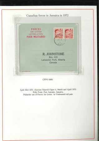 Stamp of Jamaica 1903-2014, group of 49 covers, mostly mounted on pages, a number with instructional markings