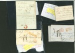 Stamp of Large Lots and Collections 1779-1853, South America pre-stamp postal history of 9