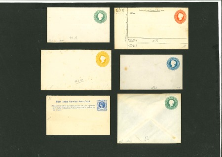 Stamp of India » Collections, Lots etc. Postal Stationery: Group of 35 unused stationery envelopes