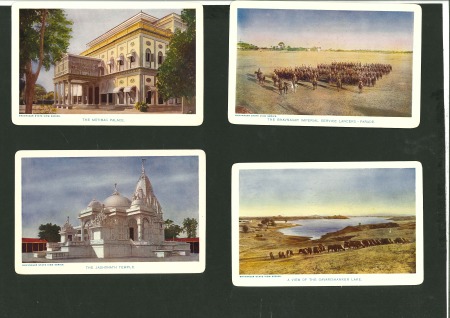 Stamp of Indian States » Indian States Collections and Lots Bhavnagar: "Bhavnagar State View Series" group of 14