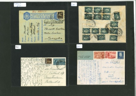 Stamp of Large Lots and Collections Albania: 1910s-60s, group of 16 covers from a dealer's stock