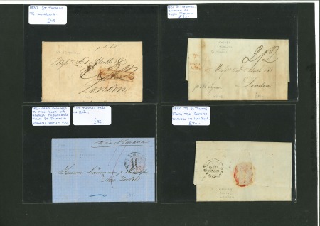 Stamp of Large Lots and Collections Danish West Indies & Faroes: 1831-1970s, group of 31 covers/cards from a dealer's stock