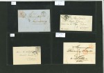 Stamp of Large Lots and Collections Luxembourg: 1840-1940s, group of 36 covers covers/cards from a dealer's stock
