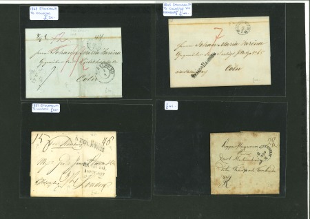 Stamp of Large Lots and Collections Sweden: 1827-1940s, group of 56 covers/cards from a dealer's stock