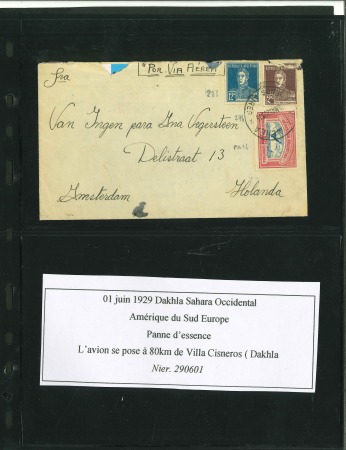 Stamp of Large Lots and Collections Airmail: 1929-1973, Collection of 22 crash covers in