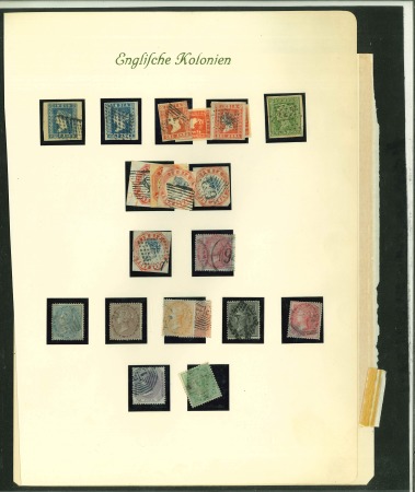 Stamp of Large Lots and Collections India: 1854-19, Collection in 1 album, including, a