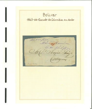 Stamp of Large Lots and Collections Colombian States - Bolivar: 1863-1903, collection comprising  ca. 250 stamps used and unused