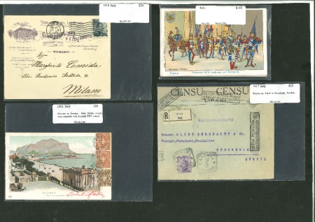 Stamp of Large Lots and Collections » Late Lots Italy & Colonies: 1893-1937, group of 33 covers/cards