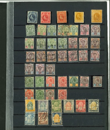 Stamp of Large Lots and Collections Siam - Thailand: 1883-1939, Small collection including