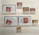 Stamp of Large Lots and Collections Portugal: 1870-90s, collection of oval postmarks on more than 2'500 stamps ordered alphabetically in a stockbook