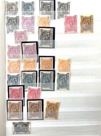 Stamp of Large Lots and Collections Portugal: 1898-1933, mint and used stock of back-of-the-book issues in a stockbook