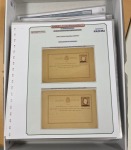 Stamp of Large Lots and Collections Portuguese Colonies - Madeira: 1877-80, postal stationery exhibit collection expertly mounted on 107 pages