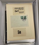 Stamp of Large Lots and Collections Germany Third Reich 1942-1945, interesting postal history collection in one album