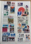 Stamp of Large Lots and Collections » Cinderellas, Poster Stamps, Vignettes Vignettes/Cinderellas: Collection in a stockbook incl. Red Cross, Christmas, etc.