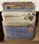 Stamp of Large Lots and Collections GB: 1860-1953, Small box with more than 80 covers with