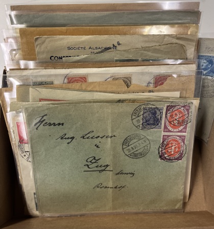 Stamp of Large Lots and Collections Germany: 1855-1949, Small box with more than 80 covers